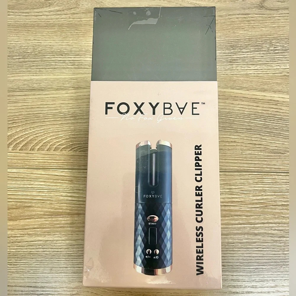 NIB Foxybae Wireless Auto Curler Clipper, New Unopened